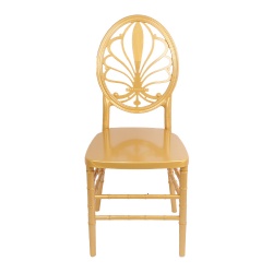 Plastic Resin Dining Gold Butterfly Chairs For Hotel And Restaurant Hall